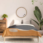 Minimal Abstract Art Cat 3 Comforter Gallery Image 3