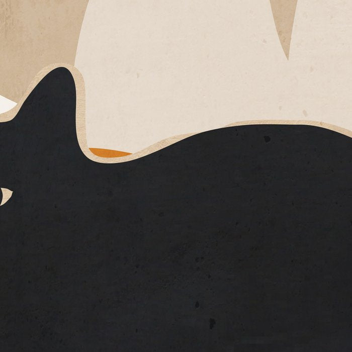 Minimal Abstract Art Cat 3 Coffee Mug Gallery Image 2