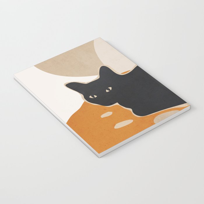 Minimal Abstract Art Cat 3 Notebook Gallery Image 3