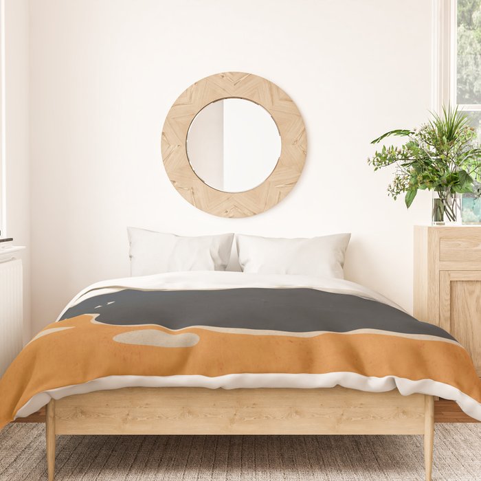 Minimal Abstract Art Cat 3 Duvet Cover Gallery Image 3