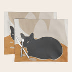 Minimal Abstract Art Cat 3 Placemat Gallery Image 1