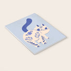 Purrcelin Cat - Pretty Delft Porcelain Kitty Notebook Gallery Image 3
