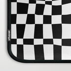 Retro black and white chackered pattern  Laptop Sleeve Gallery Image 3