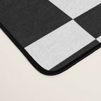 Retro black and white chackered pattern  Desk Mat Gallery Image 4