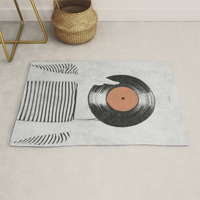Vinyl record head ... Rug Gallery Image 1