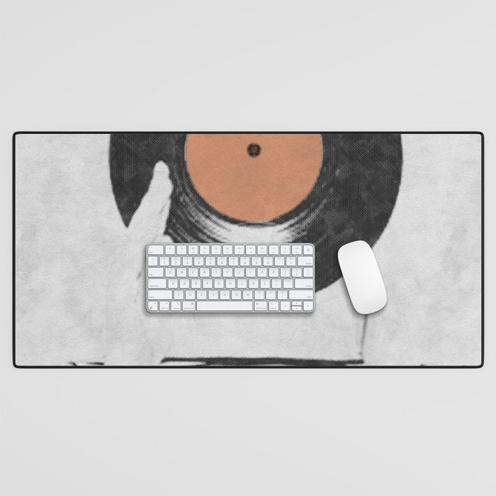 Vinyl record head ... Desk Mat Gallery Image 1