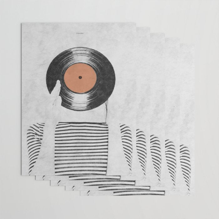 Vinyl record head ... Wrapping Paper Gallery Image 3