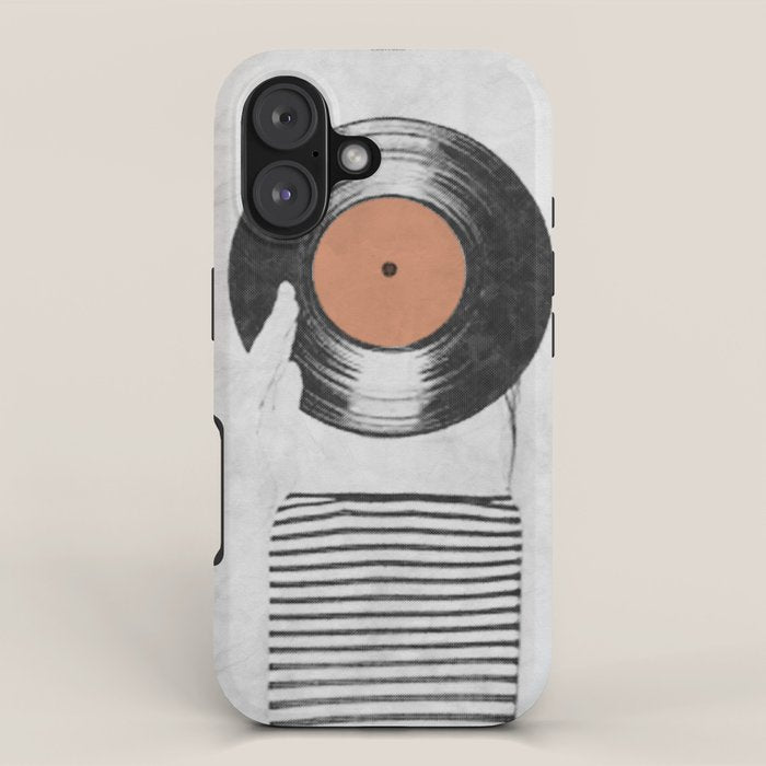 Vinyl record head ... iPhone Case Gallery Image 1