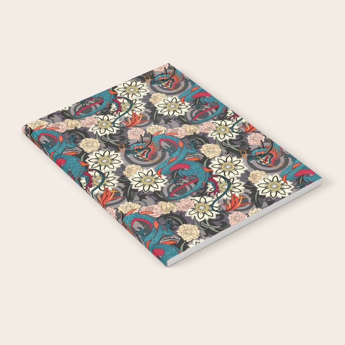 dragon tattoo dark Notebook Gallery Image 2