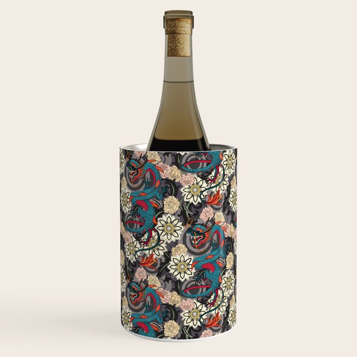 dragon tattoo dark Wine Chiller Gallery Image 2