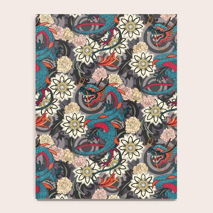 dragon tattoo dark Notebook Gallery Image 4