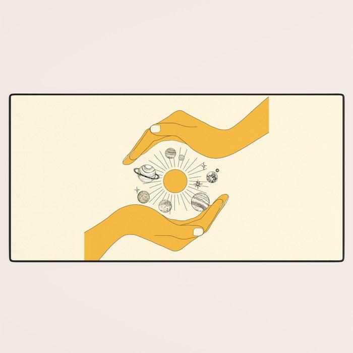 The Universe in Your Hands Desk Mat Gallery Image 3