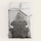 Buffalo - Black & White Duvet Cover Gallery Image 6