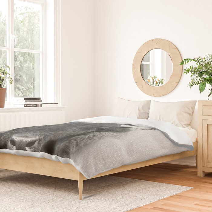Buffalo - Black & White Duvet Cover Gallery Image 2