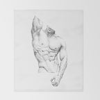 Philippe - Nood Dood Throw Blanket Gallery Image 2