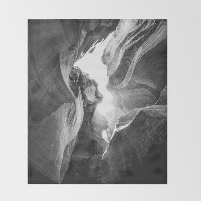 ANTELOPE CANYON XXXIII / Arizona Desert Throw Blanket Gallery Image 2