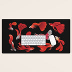 Red guppy Desk Mat Gallery Image 1