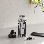 Women Beer Drinkers, Black and White Vintage Art Water Bottle Gallery Image 4