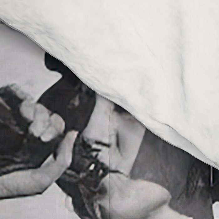 Women Beer Drinkers, Black and White Vintage Art Comforter Gallery Image 4