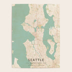 Seattle, United States - Vintage Map Poster Gallery Image 4