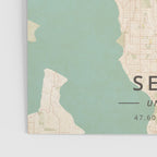 Seattle, United States - Vintage Map Poster Gallery Image 3