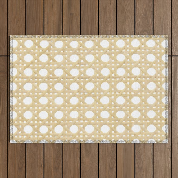 Cane Webbing Outdoor Rug Gallery Image 1