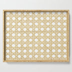 Cane Webbing Serving Tray Gallery Image 1
