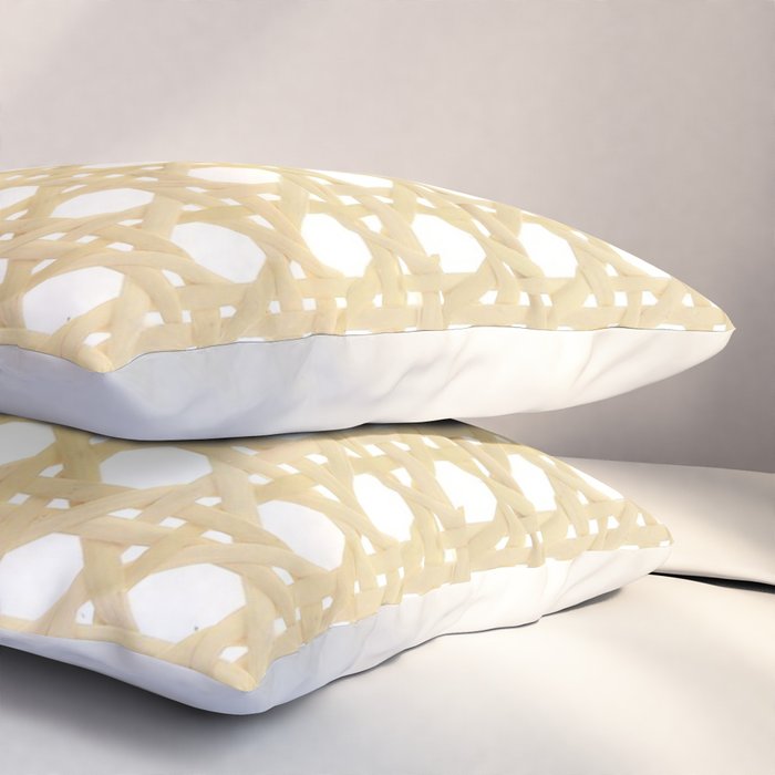 Cane Webbing Pillow Sham Gallery Image 3