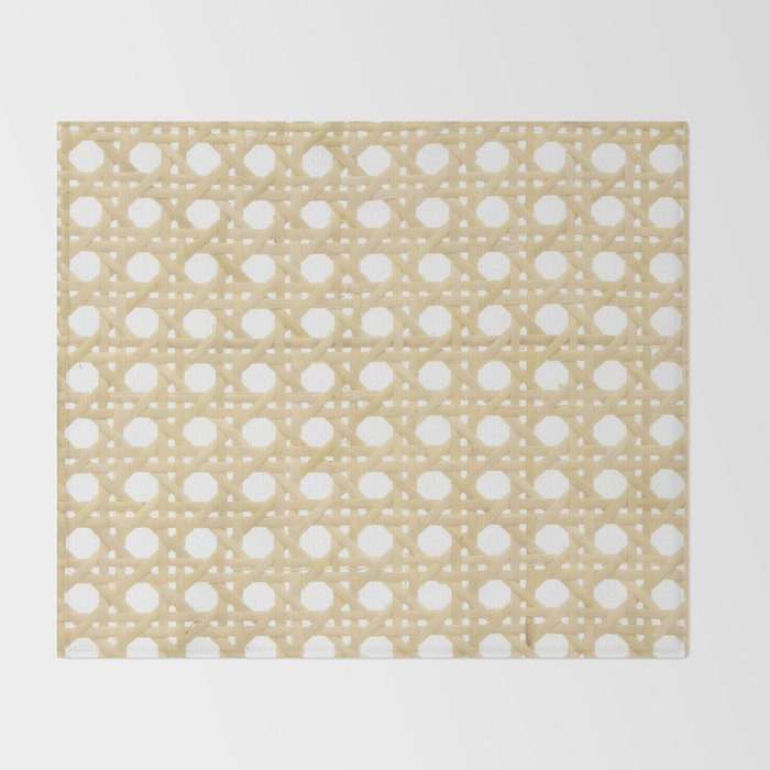 Cane Webbing Throw Blanket Gallery Image 2