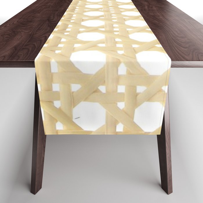 Cane Webbing Table Runner Gallery Image 1