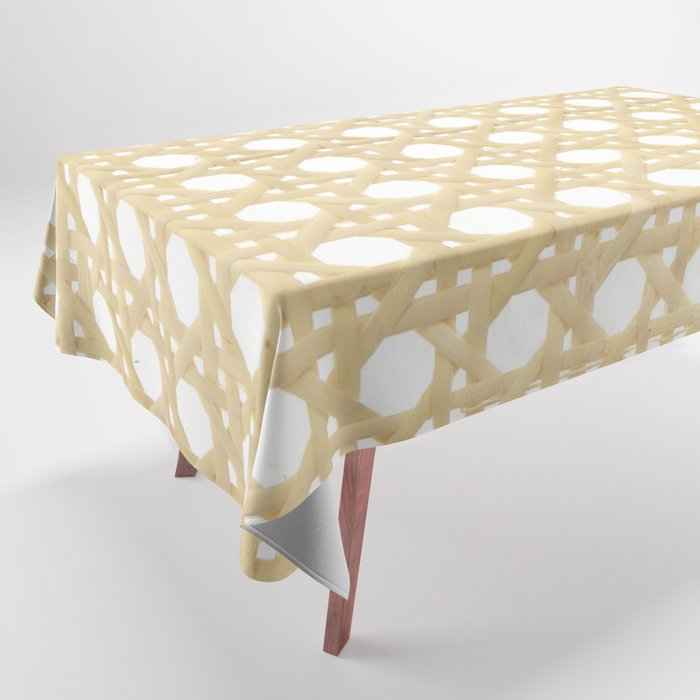 Cane Webbing Tablecloth Gallery Image 1