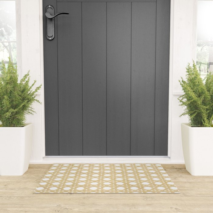 Cane Webbing Welcome Mat Gallery Image 3