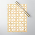 Cane Webbing Wrapping Paper Gallery Image 1