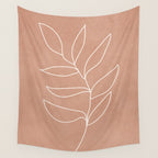 Engraved Leaf Line Wall Tapestry Gallery Image 4
