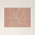 Engraved Leaf Line Welcome Mat Gallery Image 1