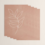 Engraved Leaf Line Wrapping Paper Gallery Image 3