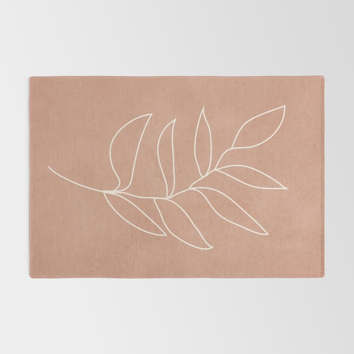 Engraved Leaf Line Rug Gallery Image 2
