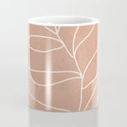 Engraved Leaf Line Coffee Mug Gallery Image 4