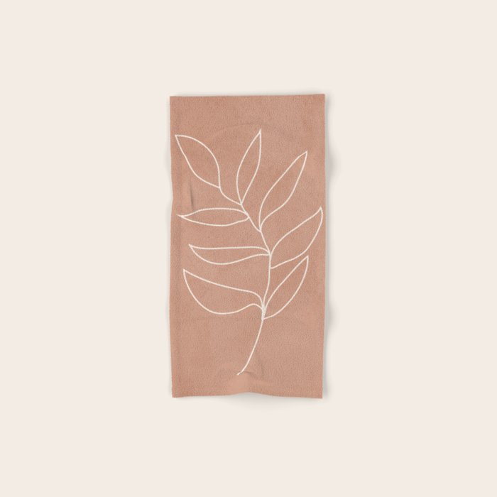 Engraved Leaf Line Towels Gallery Image 1