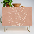 Engraved Leaf Line Credenza Gallery Image 1