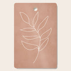 Engraved Leaf Line Cutting Board Gallery Image 1