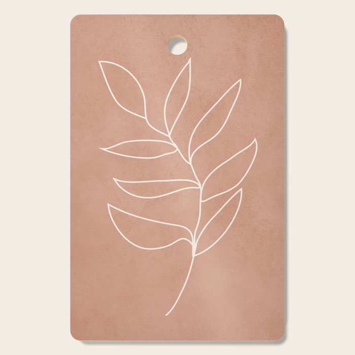 Engraved Leaf Line Cutting Board Gallery Image 1