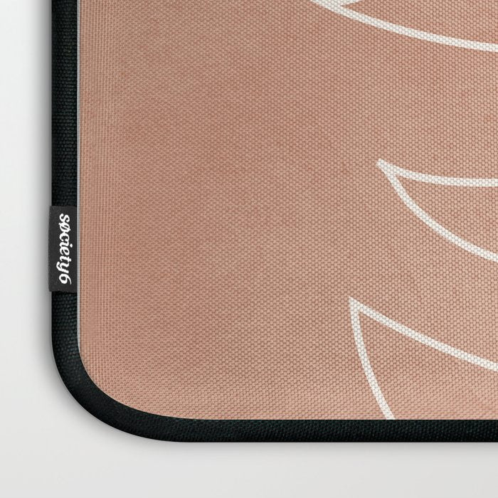 Engraved Leaf Line Laptop Sleeve Gallery Image 3