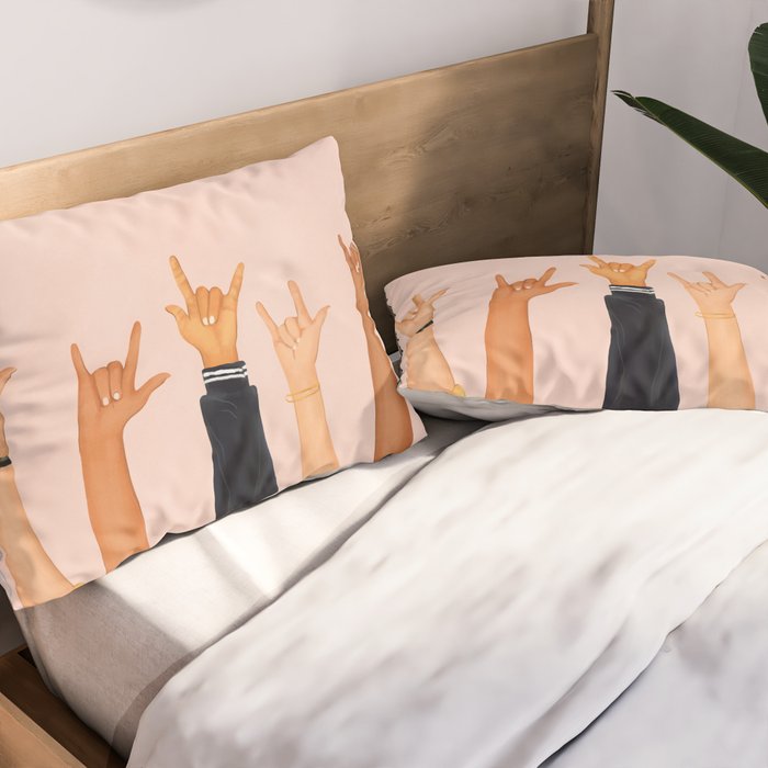 Rock On Pillow Sham Gallery Image 2