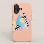Memphis pattern 122 - 80s / 90s Retro iPhone Case Gallery Image 1