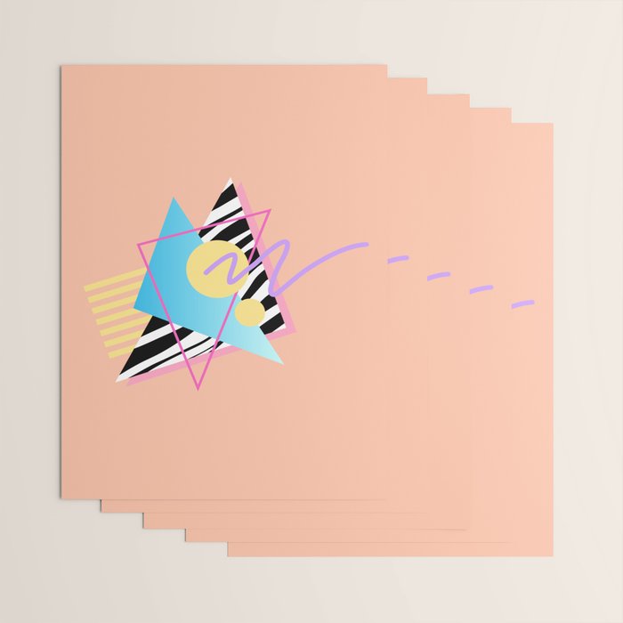 Memphis pattern 122 - 80s / 90s Retro Wrapping Paper Gallery Image 3