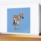 Zebra Wall Mural Gallery Image 2