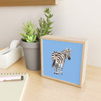Zebra Mini Art Print Gallery Image 2