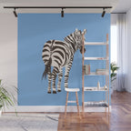 Zebra Wall Mural Gallery Image 1