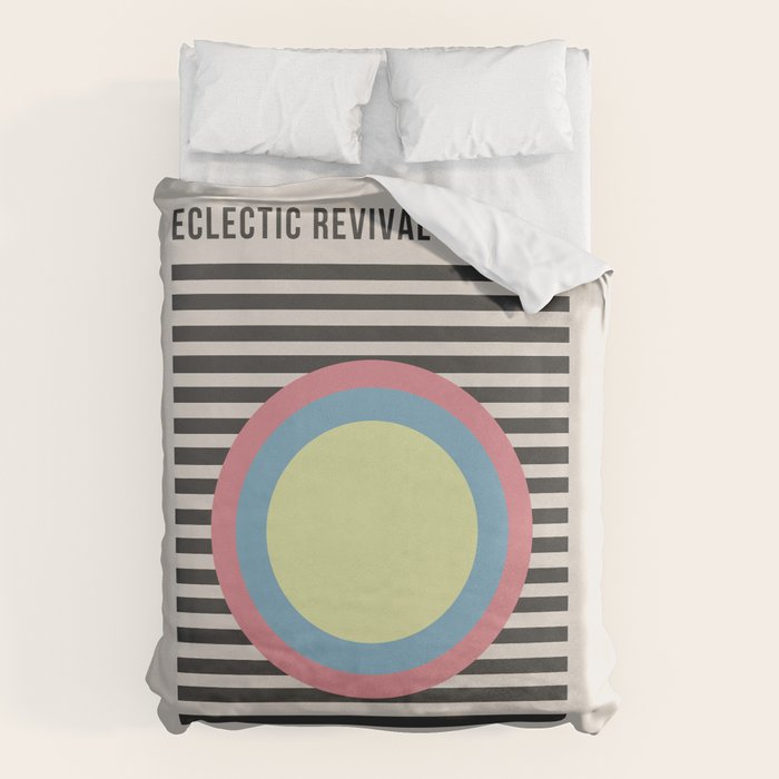 Retro Fusion Eclectic Revival Duvet Cover Gallery Image 1